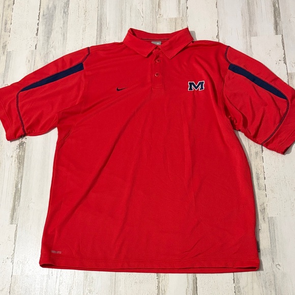 Nike Other - Nike Ole Miss Fit Dry Polo Size XL
